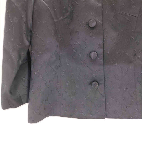 アリスバーリー Aylesbury フラワーデザイン サテンシャツジャケット レディース JPN:9号